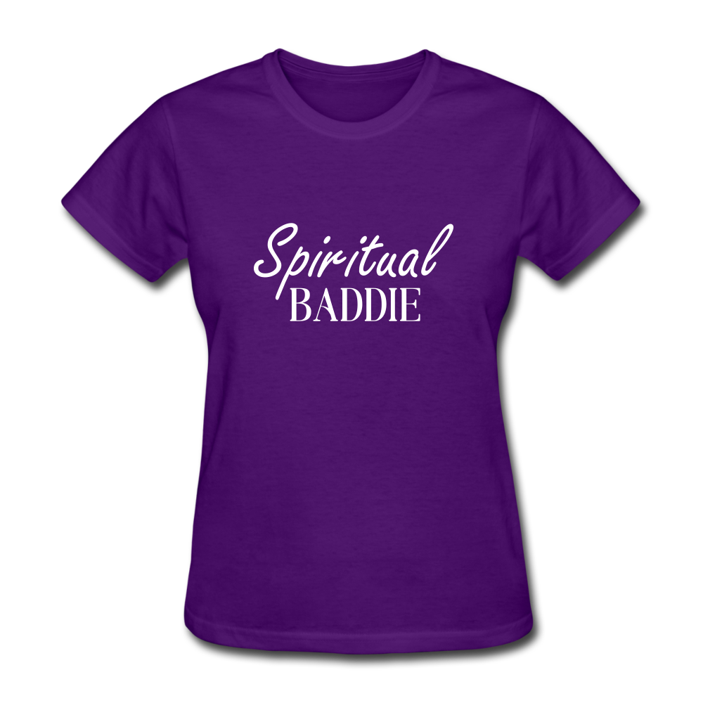 Spiritual Baddie Women's T-Shirt - purple
