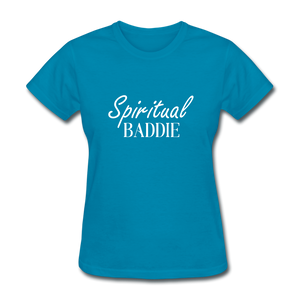 Spiritual Baddie Women's T-Shirt - turquoise