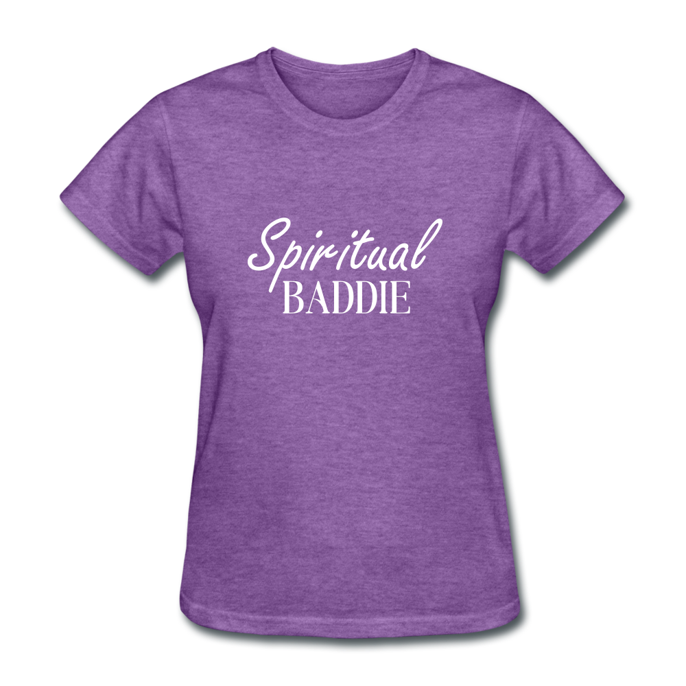 Spiritual Baddie Women's T-Shirt - purple heather