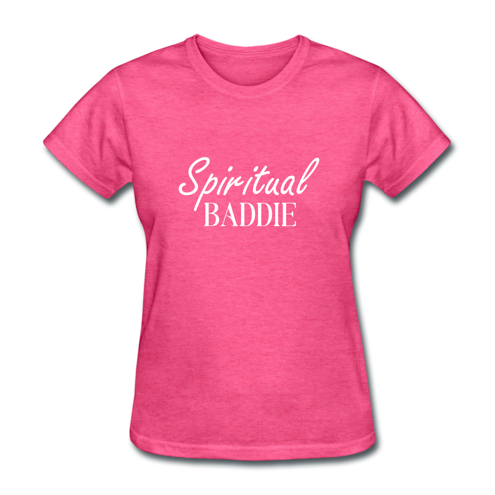 Spiritual Baddie Women's T-Shirt - heather pink