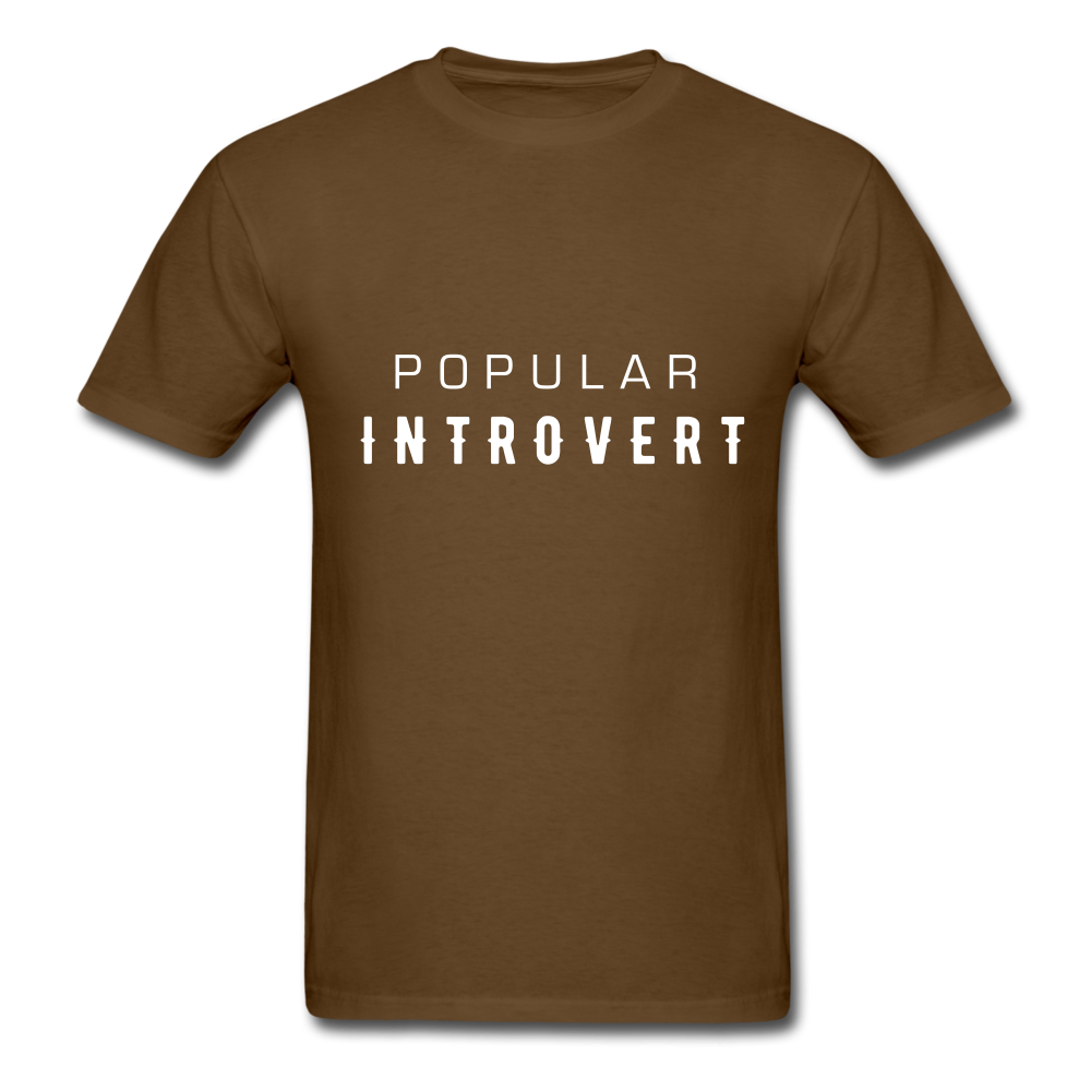 Popular Introvert Unisex Classic T-Shirt - brown