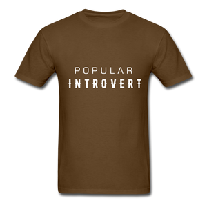 Popular Introvert Unisex Classic T-Shirt - brown