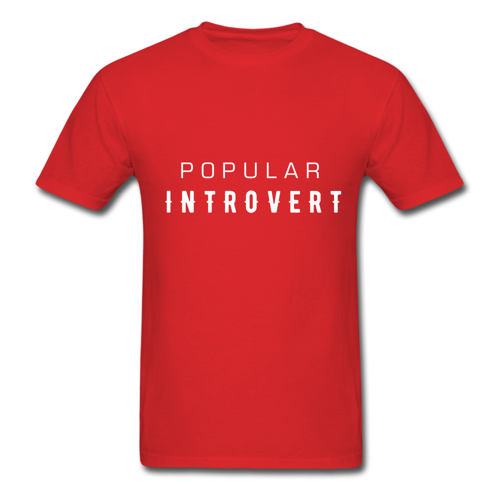 Popular Introvert Unisex Classic T-Shirt - red