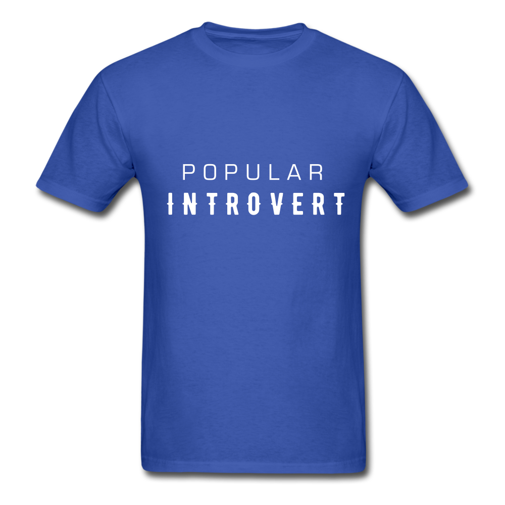 Popular Introvert Unisex Classic T-Shirt - royal blue