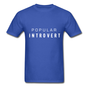 Popular Introvert Unisex Classic T-Shirt - royal blue