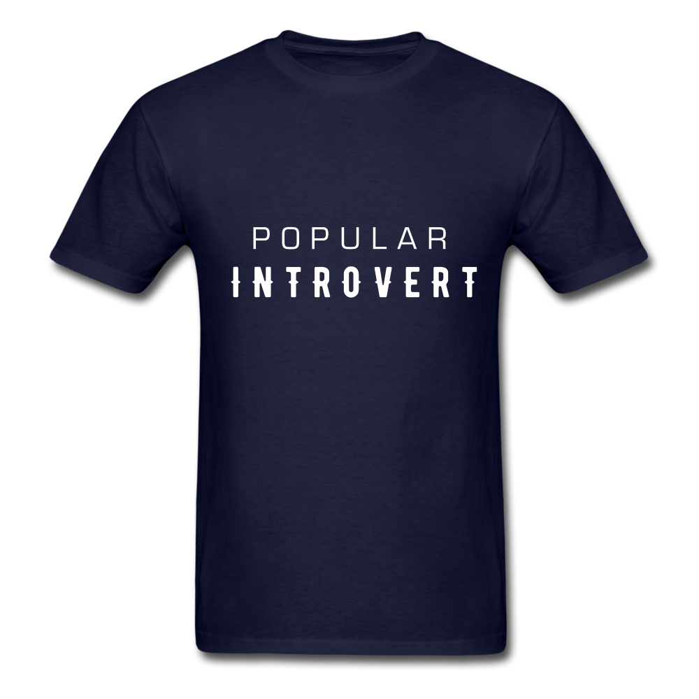 Popular Introvert Unisex Classic T-Shirt - navy