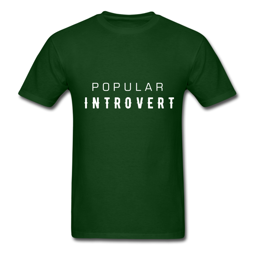 Popular Introvert Unisex Classic T-Shirt - forest green