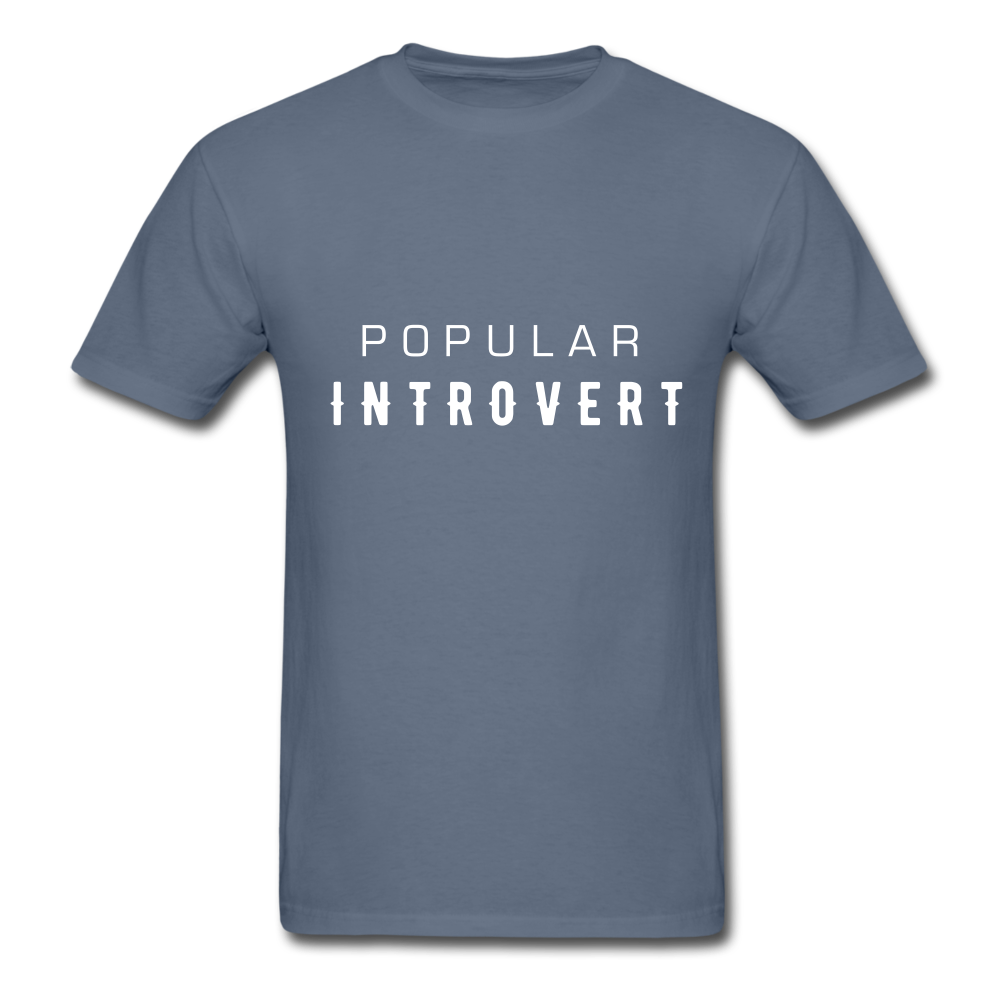 Popular Introvert Unisex Classic T-Shirt - denim