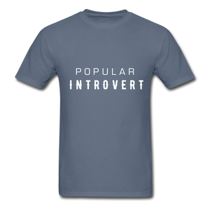 Popular Introvert Unisex Classic T-Shirt - denim
