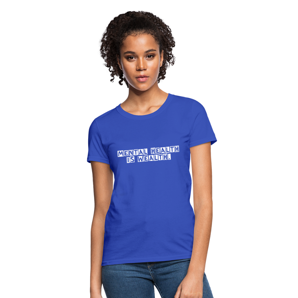 Mental Health Women's T-Shirt - royal blue