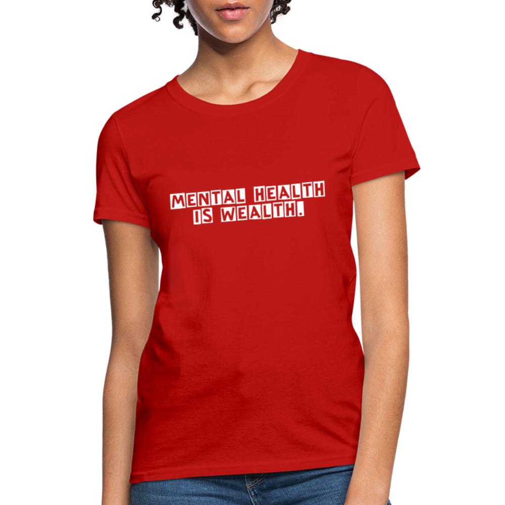 Mental Health Women's T-Shirt - red