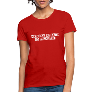 Mental Health Women's T-Shirt - red