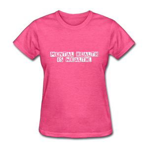 Mental Health Women's T-Shirt - heather pink