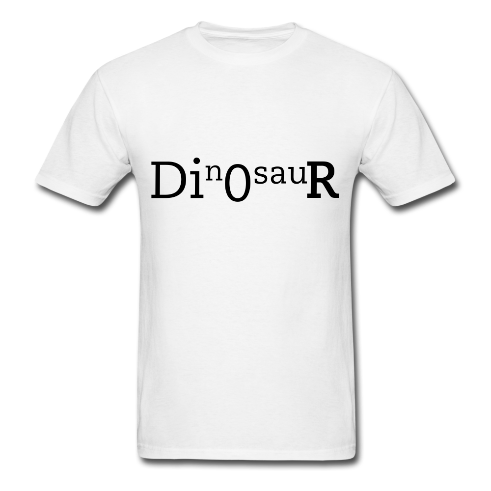 Dino Unisex Classic T-Shirt - white