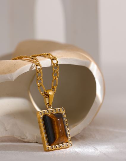 Gold Tiger’s Eye Necklace