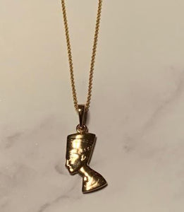 Queen Nefertiti Gold Filled Necklace